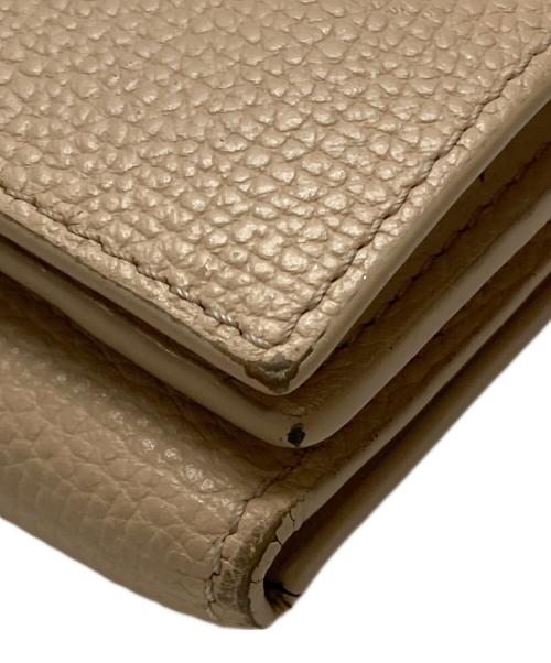 LOEWE（ロエベ）LOEWE (ロエベ) ANAGRAM TRIFOLD WALLET ベージュの古着・服飾アイテム