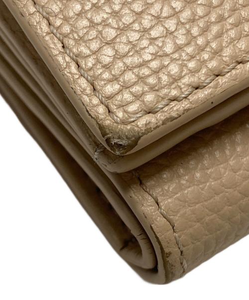 LOEWE（ロエベ）LOEWE (ロエベ) ANAGRAM TRIFOLD WALLET ベージュの古着・服飾アイテム