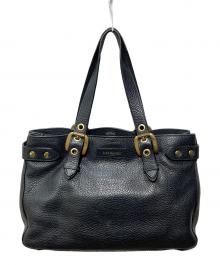 J&M DAVIDSON（ジェイ＆エム デヴィッドソン）の古着「レザーハンドバッグ」｜ブラック