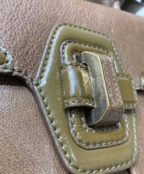 TOD'S（トッズ）TOD'S (トッズ) ホーボーワンショルダーバッグ ブラウンの古着・服飾アイテム