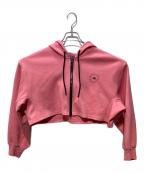 adidas×STELLA McCARTNEYアディダス×ステラマッカートニー）の古着「クロップドジップパーカー」｜ピンク
