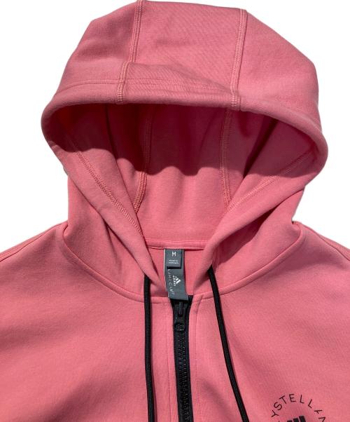 adidas（アディダス）adidas (アディダス) STELLA McCARTNEY (ステラマッカートニー) クロップドジップパーカー ピンク サイズ:Mの古着・服飾アイテム
