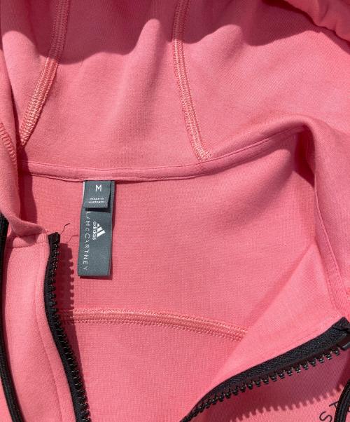 adidas（アディダス）adidas (アディダス) STELLA McCARTNEY (ステラマッカートニー) クロップドジップパーカー ピンク サイズ:Mの古着・服飾アイテム