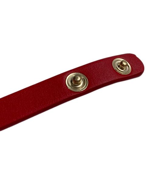 Salvatore Ferragamo（サルヴァトーレ フェラガモ）Salvatore Ferragamo (サルヴァトーレ フェラガモ) ヴァラ リボン ブレスレット レッドの古着・服飾アイテム