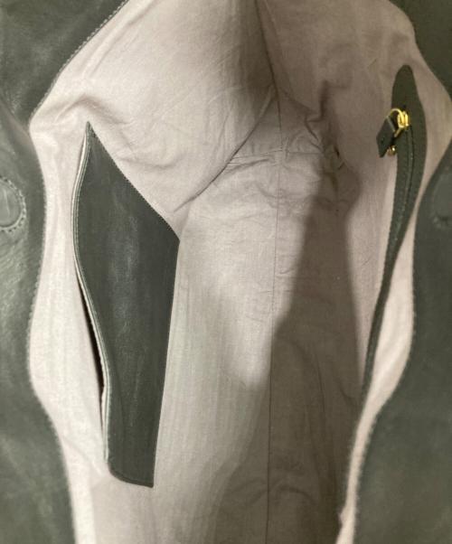 USED（ユーズド）USED (ユーズド) クロコレザーバッグ ブラックの古着・服飾アイテム