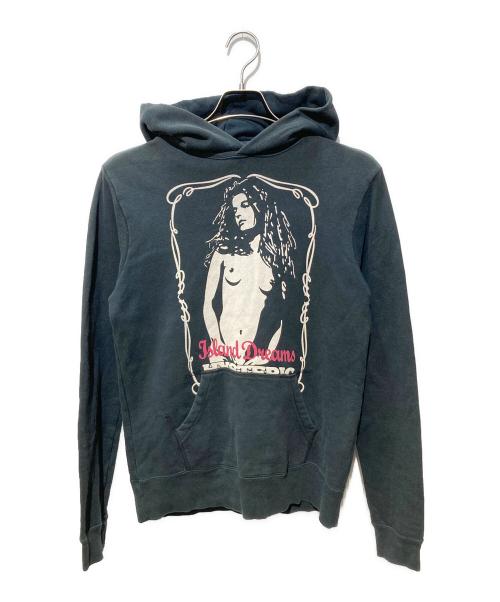 Hysteric Glamour（ヒステリックグラマー）Hysteric Glamour (ヒステリックグラマー) プリントパーカー ブラック サイズ:Ⅿの古着・服飾アイテム