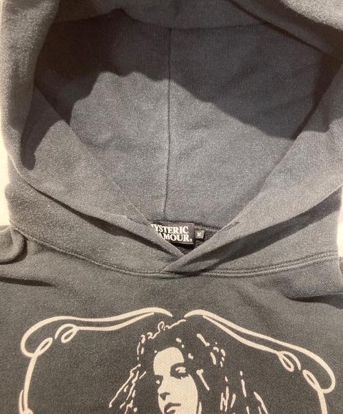 Hysteric Glamour（ヒステリックグラマー）Hysteric Glamour (ヒステリックグラマー) プリントパーカー ブラック サイズ:Ⅿの古着・服飾アイテム