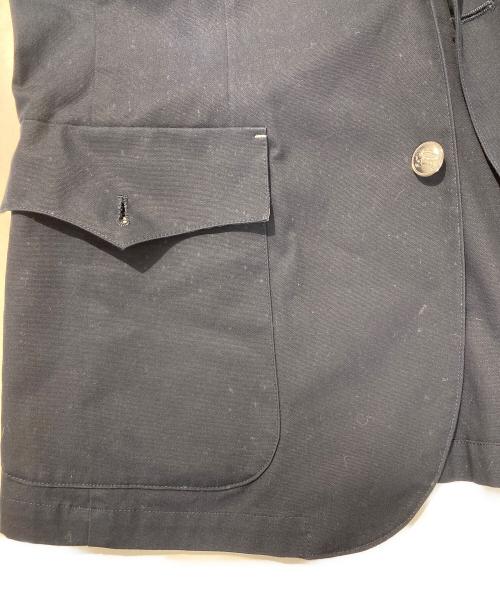 BURBERRY BLACK LABEL（バーバリーブラックレーベル）BURBERRY BLACK LABEL (バーバリーブラックレーベル) 銀ボタンノヴァチェックテーラードジャケット ネイビー サイズ:Lの古着・服飾アイテム