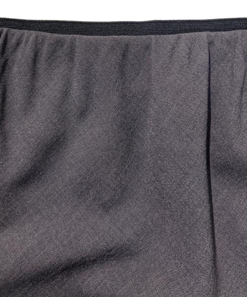 NOLLEY'S（ノーリーズ）NOLLEY'S (ノーリーズ) ウォッシャブル綿麻スラブナロースカート グレー サイズ:SIZE36の古着・服飾アイテム