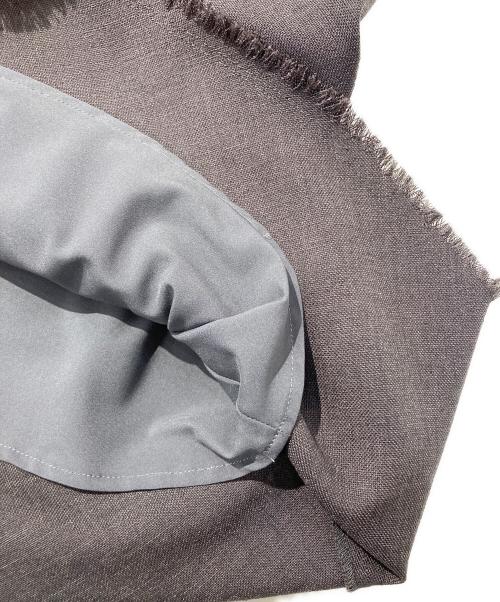 NOLLEY'S（ノーリーズ）NOLLEY'S (ノーリーズ) ウォッシャブル綿麻スラブナロースカート グレー サイズ:SIZE36の古着・服飾アイテム