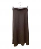 EVERYDAY I LIKE.エヴリデイ アイ ライク）の古着「New Jersey Flare スカート」｜ブラウン