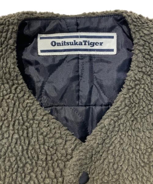 Onitsuka Tiger（オニツカタイガー）Onitsuka Tiger (オニツカタイガー) ボアコート オリーブ サイズ:SIZE Sの古着・服飾アイテム