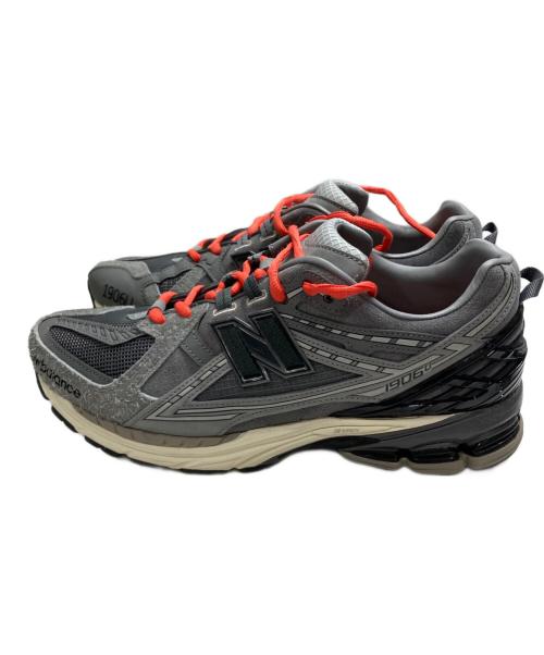 NEW BALANCE（ニューバランス）NEW BALANCE N.HOOLYWOOD TEST PRODUCT EXCHANGE SERVICE Invincible (インヴィンシブル) スニーカー Grey/Charcoal/Orange サイズ:27.5の古着・服飾アイテム