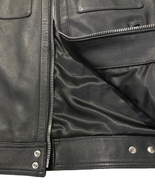 BOSS（ボス）BOSS (ボス) Malto ラムレザージャケット ブラック サイズ:SIZE46　の古着・服飾アイテム