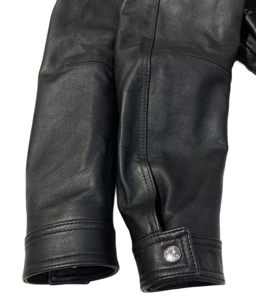 BOSS（ボス）BOSS (ボス) Malto ラムレザージャケット ブラック サイズ:SIZE46　の古着・服飾アイテム
