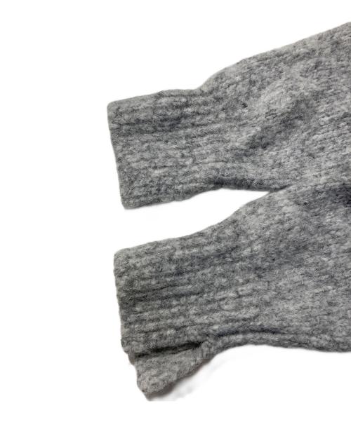 UNITED ARROWS（ユナイテッドアローズ）UNITED ARROWS (ユナイテッドアローズ) フラッフィクルーネックニット グレー サイズ:サイズ表記なしの古着・服飾アイテム