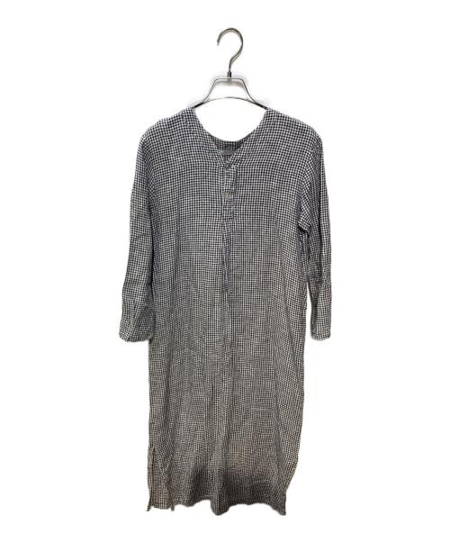 fog linen work（フォグリネンワーク）fog linen work (フォグリネンワーク) リネンワンピース ベージュ サイズ:サイズ表記なしの古着・服飾アイテム