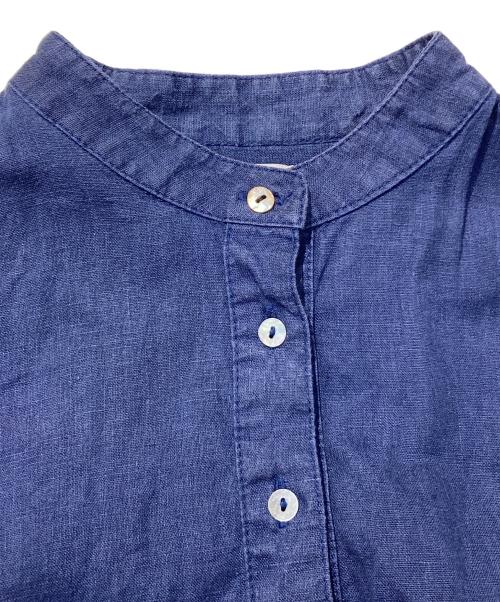 fog linen work（フォグリネンワーク）fog linen work (フォグリネンワーク) リネンワンピース ネイビー サイズ:サイズ表記なしの古着・服飾アイテム