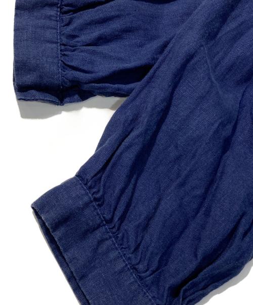 fog linen work（フォグリネンワーク）fog linen work (フォグリネンワーク) リネンワンピース ネイビー サイズ:サイズ表記なしの古着・服飾アイテム