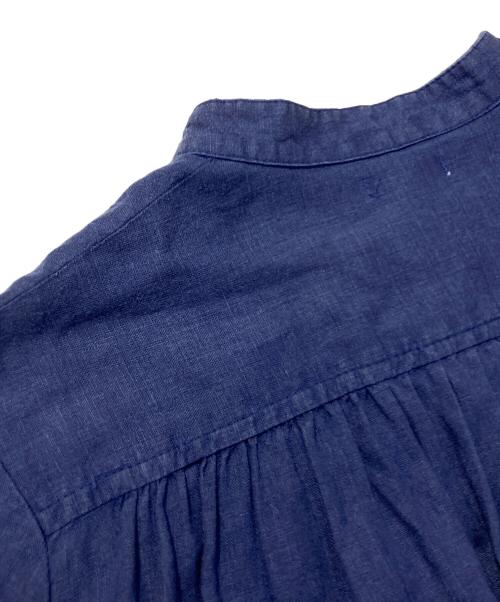 fog linen work（フォグリネンワーク）fog linen work (フォグリネンワーク) リネンワンピース ネイビー サイズ:サイズ表記なしの古着・服飾アイテム