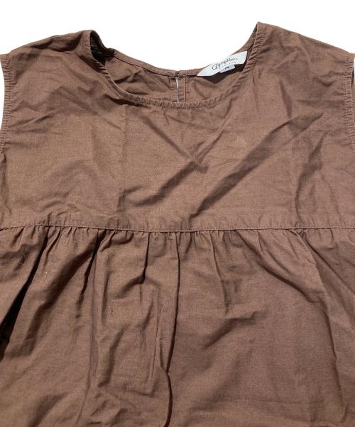 Gymphlex（ジムフレックス）Gymphlex (ジムフレックス) RAY BEAMS (レイ ビームス) 別注 ティアード ワンピース ブラウン サイズ:14の古着・服飾アイテム