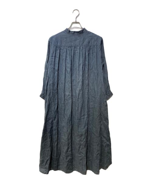 fog linen work（フォグリネンワーク）fog linen work (フォグリネンワーク) リネンワンピース オリーブ サイズ:記載なしの古着・服飾アイテム