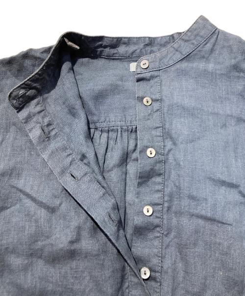 fog linen work（フォグリネンワーク）fog linen work (フォグリネンワーク) リネンワンピース オリーブ サイズ:記載なしの古着・服飾アイテム