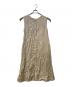 Gymphlex (ジムフレックス) リネンノースリーブワンピース ベージュ サイズ:14：4000円