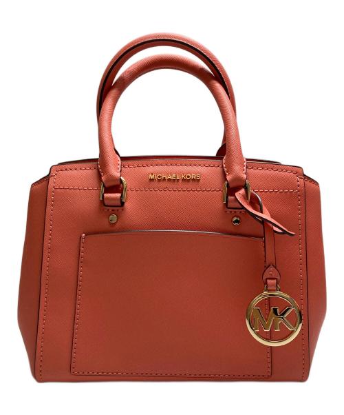 MICHAEL KORS（マイケル・コース）MICHAEL KORS (マイケル・コース) 2WAYバッグ ピンク サイズ:FREEの古着・服飾アイテム