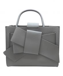 FRAY ID（フレイ アイディー）の古着「ルエル リボンミドルバッグ」｜ブルー