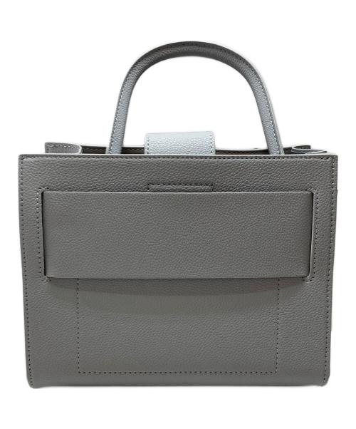 FRAY ID（フレイ アイディー）FRAY ID (フレイ アイディー) ルエル リボンミドルバッグ ブルーの古着・服飾アイテム