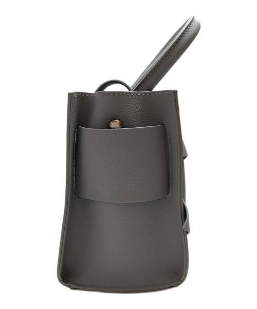 FRAY ID（フレイ アイディー）FRAY ID (フレイ アイディー) ルエル リボンミドルバッグ ブルーの古着・服飾アイテム