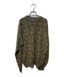 KNIGHTSBRIDGE（ナイツブリッジ）の古着「総柄ニット」｜カーキ