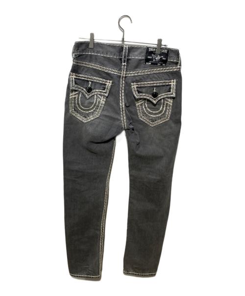 TRUE RELIGION（トゥルー レリジョン）TRUE RELIGION (トゥルー レリジョン) ROCCO Relaxed Skinny ブラック サイズ:SIZE 30の古着・服飾アイテム