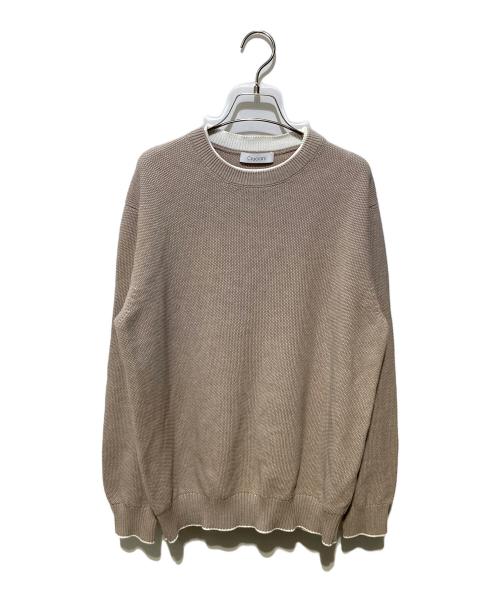 Cruciani（クルチアーニ）CRUCIANI (クルチアーニ) コットンニット ベージュ サイズ:52の古着・服飾アイテム