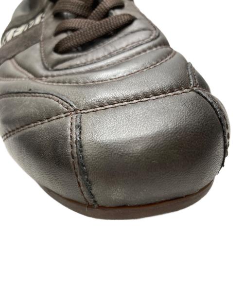 DIRK BIKKEMBERGS（ダークビッケンバーグ）DIRK BIKKEMBERGS (ダークビッケンバーグ) レザースパイクスニーカー ブラウン サイズ:SIZE 40の古着・服飾アイテム