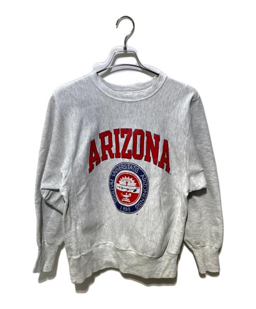 Champion REVERSE WEAVE（チャンピオン リバース ウィーブ）Champion REVERSE WEAVE (チャンピオン リバース ウィーブ) カレッジロゴスウェット グレー サイズ:ｍの古着・服飾アイテム