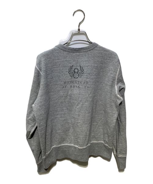 BUZZ RICKSON'S（バズリクソンズ）BUZZ RICKSON'S (バズリクソンズ) セットインクルーネックスウェットシャツ グレー サイズ:Mの古着・服飾アイテム