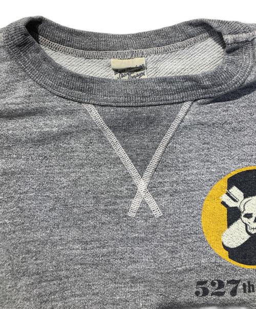 BUZZ RICKSON'S（バズリクソンズ）BUZZ RICKSON'S (バズリクソンズ) セットインクルーネックスウェットシャツ グレー サイズ:Mの古着・服飾アイテム