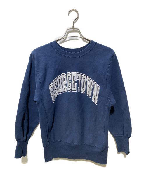 Champion REVERSE WEAVE（チャンピオン リバース ウィーブ）Champion REVERSE WEAVE (チャンピオン リバース ウィーブ) カレッジロゴスウェット ネイビー サイズ:Mの古着・服飾アイテム