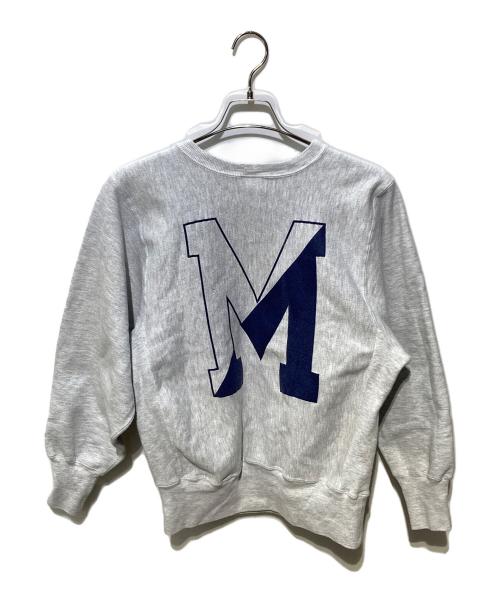 Champion REVERSE WEAVE（チャンピオン リバース ウィーブ）Champion REVERSE WEAVE (チャンピオン リバース ウィーブ) 両面プリントスウェット グレー サイズ:Mの古着・服飾アイテム