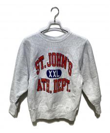 Champion REVERSE WEAVE 3段カレッジロゴスウェット