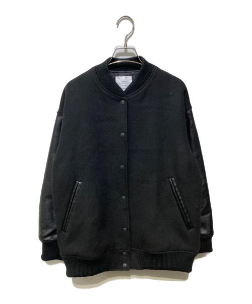 SHIPS any（シップスエニィ）SHIPS any (シップスエニィ) バーシティージャケット ブラック サイズ:記載なしの古着・服飾アイテム