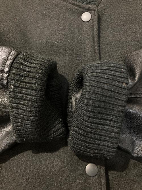 SHIPS any（シップスエニィ）SHIPS any (シップスエニィ) バーシティージャケット ブラック サイズ:記載なしの古着・服飾アイテム