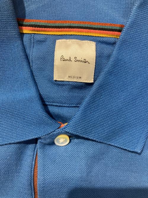 PAUL SMITH（ポールスミス）Paul Smith (ポールスミス) 半袖ポロシャツ ブルー サイズ:Mの古着・服飾アイテム