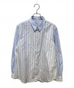 PAUL SMITHポールスミス）の古着「ストライプシャツ」｜スカイブルー