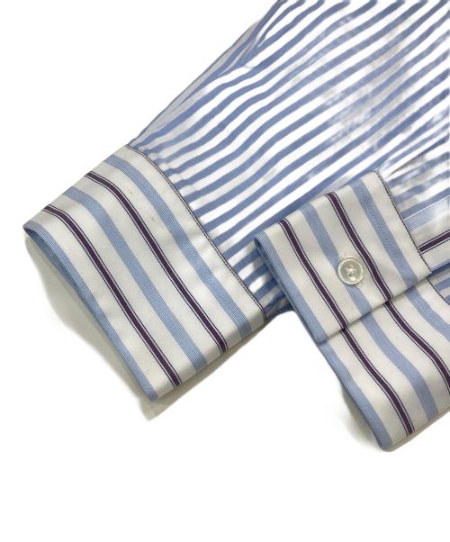 PAUL SMITH（ポールスミス）PAUL SMITH (ポールスミス) ストライプシャツ スカイブルー サイズ:Mの古着・服飾アイテム