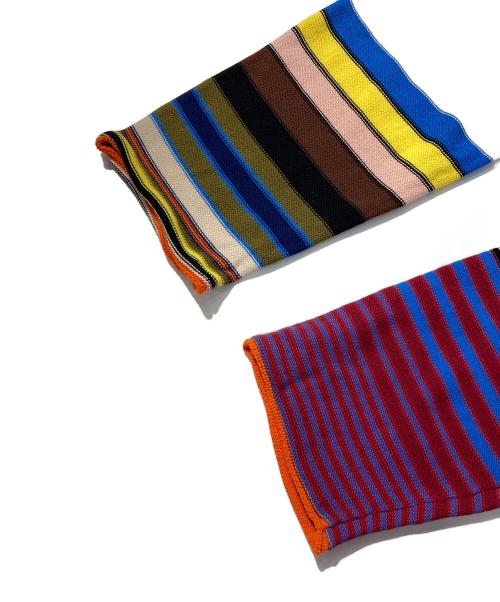 PAUL SMITH（ポールスミス）PAUL SMITH (ポールスミス) マルチボーダーニット マルチカラー サイズ:Sの古着・服飾アイテム