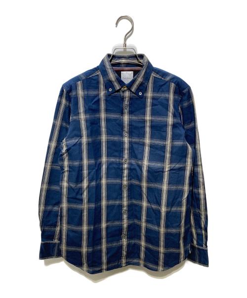 PAUL SMITH（ポールスミス）PAUL SMITH (ポールスミス) チェックシャツ ブルー サイズ:Mの古着・服飾アイテム