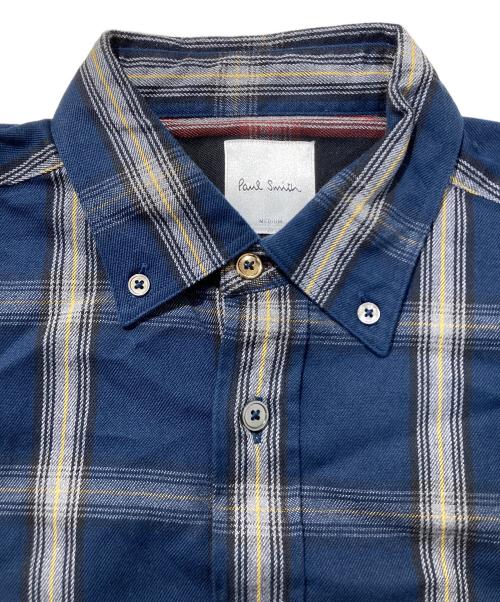 PAUL SMITH（ポールスミス）PAUL SMITH (ポールスミス) チェックシャツ ブルー サイズ:Mの古着・服飾アイテム